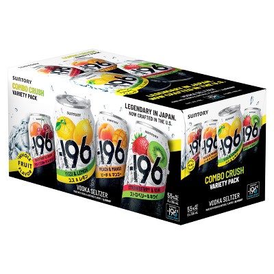 -196 Combo Crush Variety Pack RTD Vodka - 8pk/355ml Cans