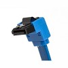 Monoprice DATA Cable - 1.5 Feet - Blue | SATA 6Gbps Cable with Locking Latch (90-degree to 180-degree) - image 3 of 3