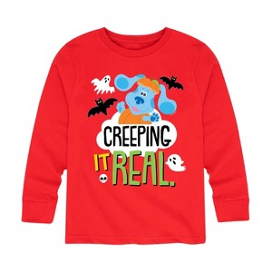 Boys' - Blue's Clues & You! - Creeping It Real Long Sleeve Graphic T-Shirt - 1 of 4