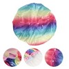 Unique Bargains Women Durable Rainbow Starlight Shower Cap Assorted Color 1 Pc - 3 of 3
