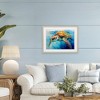 Stupell Industries Graceful Swimmer Tortoise Framed Print Under Glass Art - 3 of 4