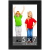 PosterPalooza | Photo Size Classic Modern Grey Frame - UV Acrylic, Foam Board Backing, Hanging Hardware - 2 of 4