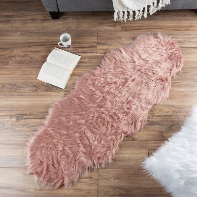 2'x5' Oval Woven Area Rug Pink - Hastings Home