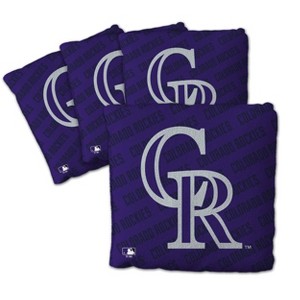 MLB Colorado Rockies 4pk Purple Toss Game Set - 1 of 4