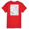 Men's - The Office - Office Notebook Scribbles Short Sleeve Graphic T-Shirt - 2 of 3