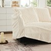 Ridstar 37.4 in. W Modern Rectangle Ottoman with Sturdy Wood For Entryway & Living Room-Cream - 2 of 4