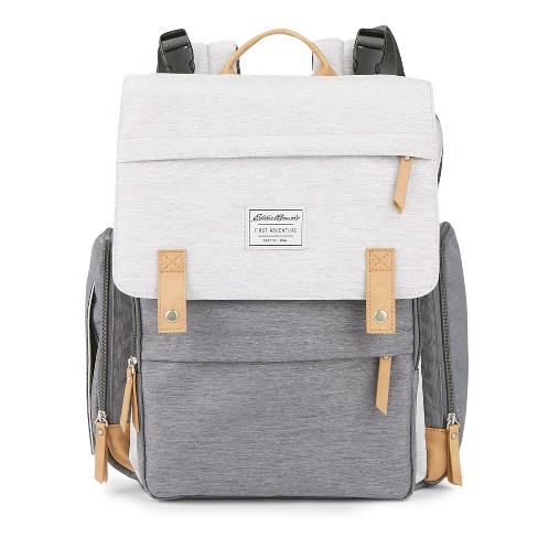 Gray Designer Diaper Bags Baby Diaper Bag Backpack with Wipe