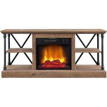 HearthPro Sheffield Electric Fireplace TV Stand in Driftwood - SP6550-OF