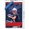 Trends International NFL New England Patriots - Drake Maye 25 Framed Wall Poster Prints - 3 of 4