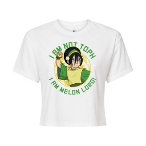 Women's - Avatar: The Last Airbender - Toph Melon Lord Cropped Graphic T-Shirt - 1 of 4
