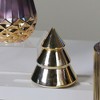 Northlight 4" Metallic Gold Christmas Tree Container Table Top Decoration - 2 of 2