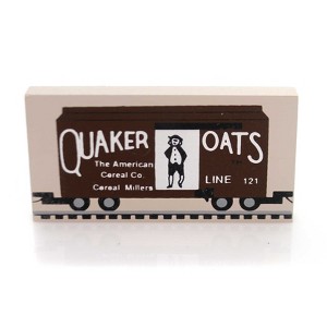 Cats Meow Village 2.0 Inch Quaker Oats Train Car Accessory Retired Railroad Village Accessories - 1 of 1