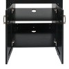 24 in. W x 19 in. D x 36.4 in. H Freestanding Bath Vanity in Black with Black Solid Surface Top - 4 of 4