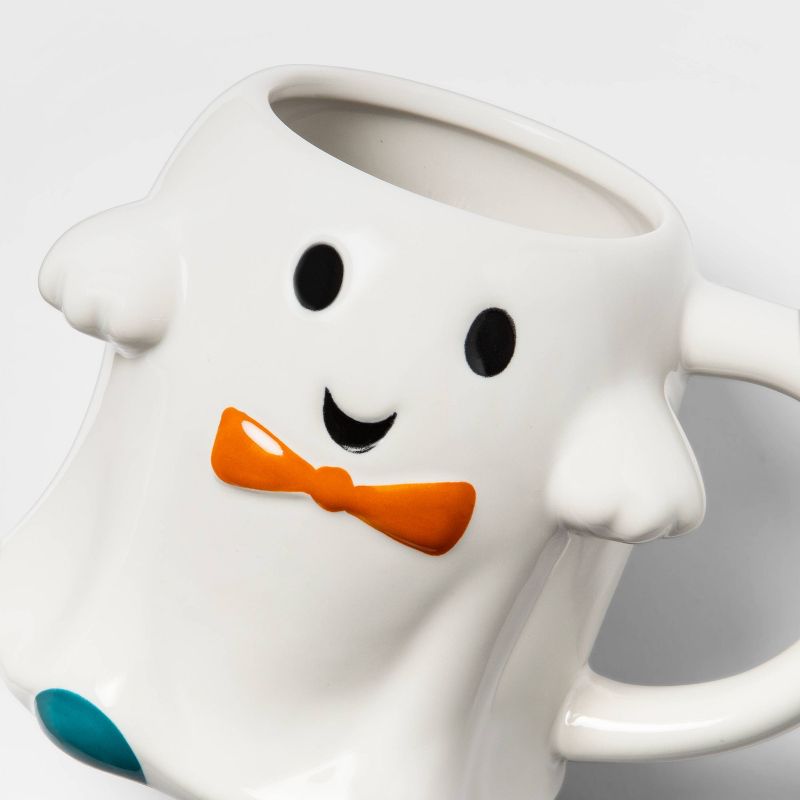 12oz Halloween Stoneware Ghost Figural Mug - Hyde &#38; EEK! Boutique&#8482;, 3 of 10