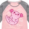 Girls' - Instant Message - Kawaii Shirt Tail Raglan Graphic T-shirt - 2 of 4