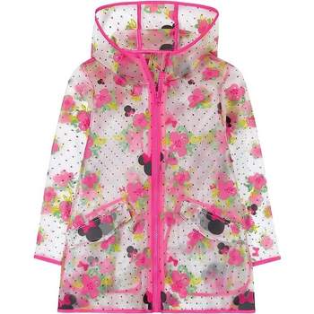 Minnie Mouse Clear Raincoat with Hood, Kids Ages 2-7