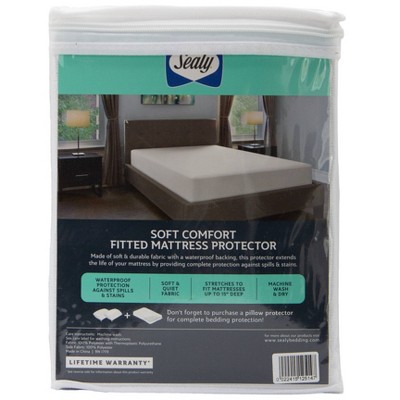 Twin White Soft Terry Cloth Waterproof Mattress Protector