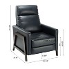 NicBex Leather Accent Chair,Upholstered Living Room Chair with High Backrest,Mid-Century Armchair,Push-Back Accent Chairs for Living Room - 3 of 4