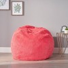 Kenli 3' Modern Corduroy Beanbag - Christopher Knight Home - 2 of 4