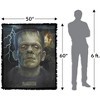 Universal Monsters Frankenstein Head Blanket 50"x60" Woven Tapestry - 2 of 4