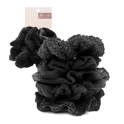Kitsch Eco-friendly Nylon Elastics - 5pk - Black