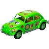 Skill 1 Model Kit Old Volkswagen Beetle Flower Power Snap Together Model by Airfix Quickbuild - image 2 of 4