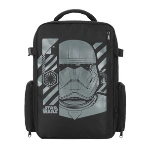 Star Wars Stormtrooper 17" Black Large Travel Backpack - 1 of 4