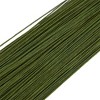 Juvale 300 Piece Floral Stem Wire for Bouquets, Flower Arrangements and Diy Crafts - Wrapped 22 Gauge 16 Inches, Green - 3 of 4