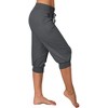 Imily Bela Women's Drawstring Lounge Pants with Pockets - Comfortable Loose Fit - 2 of 4
