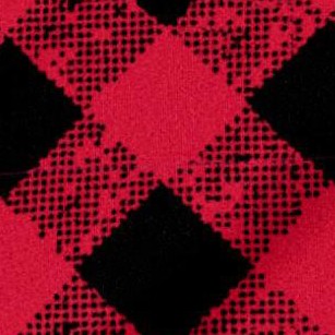 vivid red dancing penguin