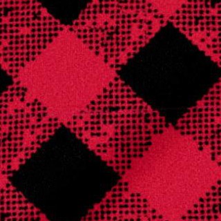 vivid red dancing penguin