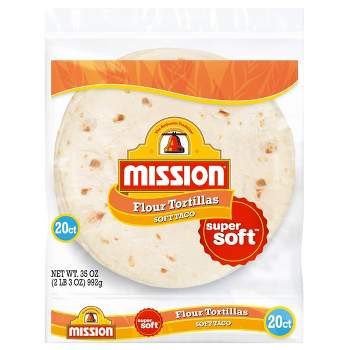 Mission Taco Size Super Soft Flour Tortillas - 35oz/20ct