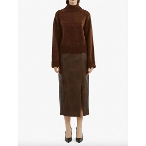 Women's Dante Faux Leather Midi Skirt - BARDOT - 1 of 4