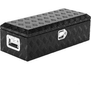Heavy Duty Aluminum Truck Bed Tool Box, Diamond Plate Waterproof Locking Tool Chest for Trucks, Trailers, RVs & Garage Storage - 1 of 4