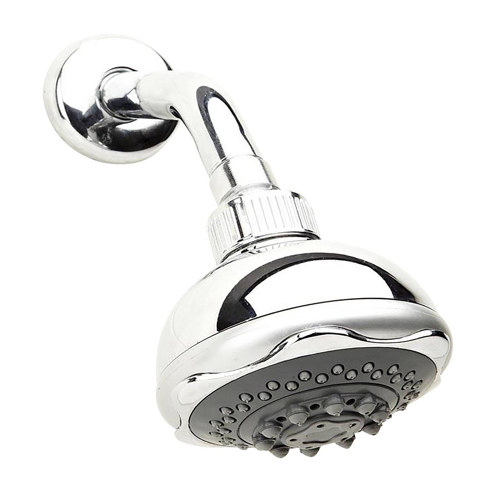 Photos - Shower System Bath Bliss 5F Deluxe Super Shower Head Chrome: ABS Construction, 5 Spray M