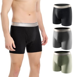 CARER Incontinence Underwear for Men Washable Reusable Leak-Proof Mens Incontinence Boxer - Medium Absorbency 3pk - 1 of 4