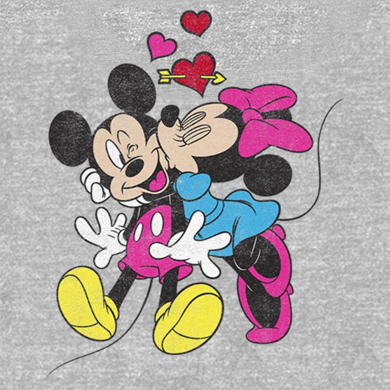 Junior's Mickey & Friends Minnie Mouse Smooch Sweatshirt, 2 of 3