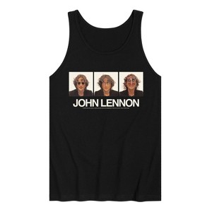 Men's - John Lennon - Glasses Portrait Graphic Tank Top - 1 of 2