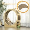 Cat Scratching Board 4 Pack,Reversible Cardboard Cat Scratcher Pads for Indoor Cats,Replacement for Cat Wheel – LAOTIES - 4 of 4