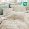 3 Pieces Boho Duvet Cover Set for All Seasons Soft Shabby Chic Embroidery Boho Bedding - 2 of 4
