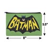 Batman Classic Tv Series Logo Makeup Cosmetic Bag Organizer Pouch - 4 of 4