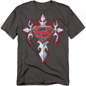 Men's Superman Gothic Steel Logo T-Shirt - 1 of 4