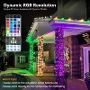 FAAYFIAN 66 ft 200-LED RGB Color Changing String Lights, Outdoor Christmas Lights with Remote & Timer - 3 of 4