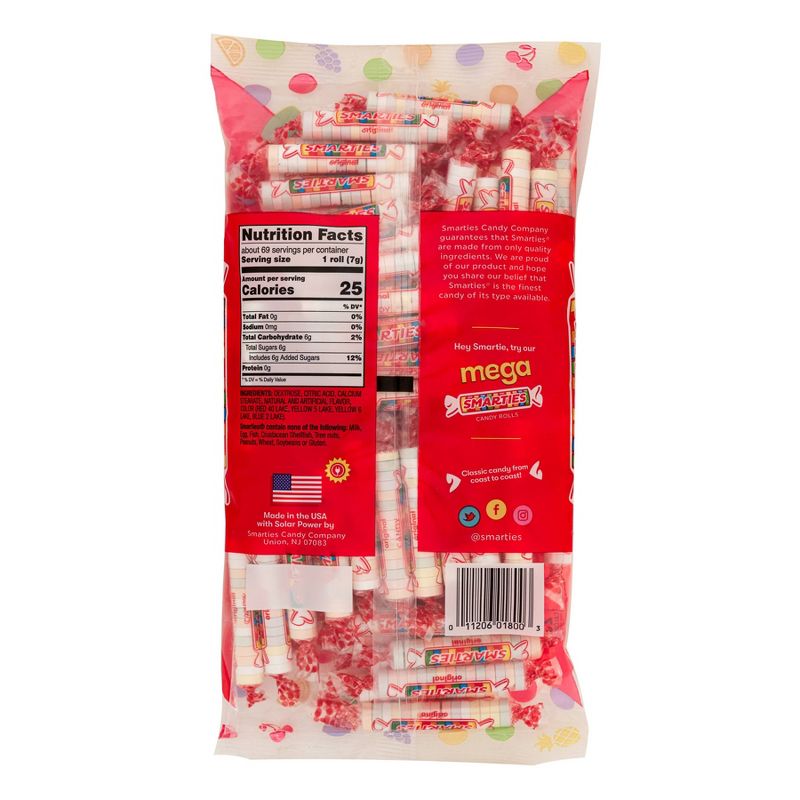 Smarties Assorted Flavors Candy Rolls - 18oz, 5 of 6
