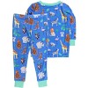 RuffleButts Gender Inclusive Viscose from Bamboo Toddler Long Sleeve Pajama Set - 2 of 4
