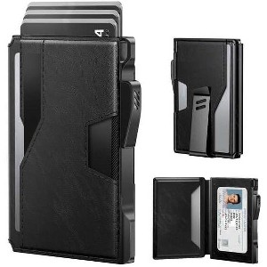 Paaaawaters typecase Wallet for Men: Rfid-blocking with Money Clip Slim Leather Bifold ID Window Smart Pop Up Card - 1 of 4