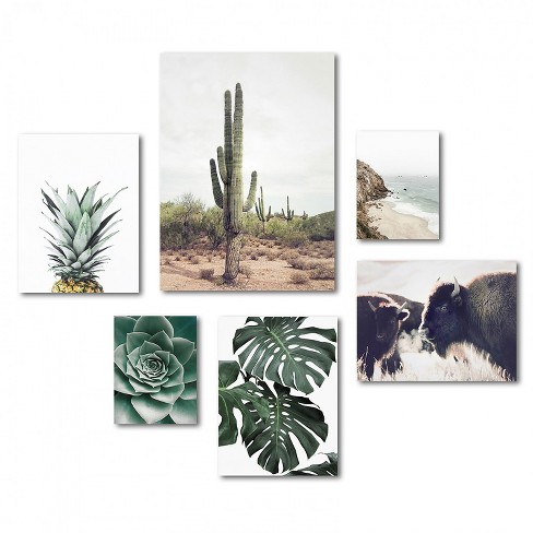 Americanflat Contemporary Southwest Photography Canvas Gallery Wall Set By Sisi And Seb Target
