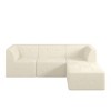 NicBex Couches for Living Room L-shape Modular Comfy Compressed Sofa Corduroy Sectional Sofa Couch Modern Upholstered Sofa Sleeper with Ottoman - 2 of 4