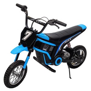 24V Electric Dirt Bike for Kids, 350w Motorcycle with 3-Speed Modes,14.29MPH Max Speed,Ride On Car with Shockproof Suspension - 1 of 4