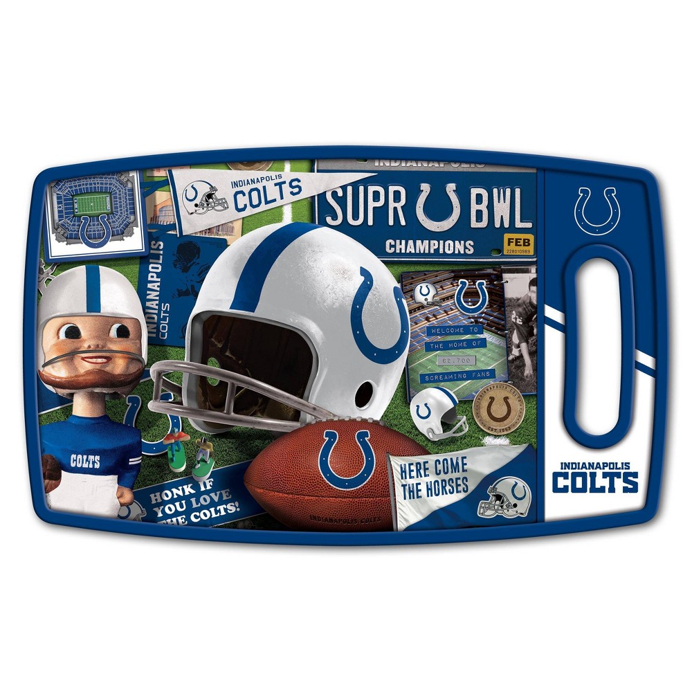 Photos - Chopping Board / Coaster NFL Indianapolis Colts Retro Series Cutting Board